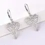 JO WISDOM Elephant Earrings,925 Sterling Silver Animal Leverback Dangle & Drop Earrings,Jewelry for Women JO WISDOM Elephant Earrings,925 Sterling Silver Animal Leverback Dangle & Drop Earrings,Jewelry for Women