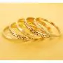 Touchstone Indian Bollywood Finely Handcrafted Traditional Trendy Style Designer Jewelry Bangle Bracelets in Antique Gold Tone for Women Touchstone Indian Bollywood Finely Handcrafted Traditional Trendy Style Designer Jewelry Bangle Bracelets in Antique Gold Tone for Women
