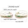 Pettsie Matching Friendship Bracelets, 2 Pack Set, Easy Adjustable, 100% Cotton
