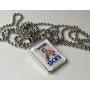 Handmade''I WEAR PUZZLE FOR MY SON'' Autism Awareness Causes Glass Cabochon 25x18 Rectangle Charm Pendant Necklace Gift