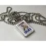 Handmade''I WEAR PUZZLE FOR MY SON'' Autism Awareness Causes Glass Cabochon 25x18 Rectangle Charm Pendant Necklace Gift