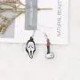 WSNANG Friday The 13th Inspired Jewelry Horror Scary Theme Movie Cartoon Logo Earrings Horror Movie Gift WSNANG Friday The 13th Inspired Jewelry Horror Scary Theme Movie Cartoon Logo Earrings Horror Movie Gift