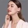 coadipress 6 Pairs Butterfly Huggie Hoop Earrings Set for Women Girls Cute Colorful Acrylic Gold Plated Dangle Drop Statement Earrings Teen Kids Trendy Jewelry Gift