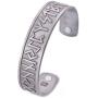 VASSAGO Vintage Norse Viking Runes Cuff Healthcare Magnetic Therapy Bracelet Gift Jewelry for Men Women
