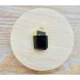Galactikonsciousness Black Poets Stone Tourmaline 18k Golden Pendant Raw Rock Healing Protection 7 Chakra Reiki Home Gift Love Handmade Natural Necklace