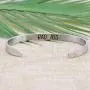 Joycuff Morse Code Bracelets for Women Mom Inspirational Mantra Cuff Bangle Friend Encouragement Gifts for Her BBF