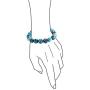 Round Ball Bead Faceted Gemstones Shamballa Inspired Strand Bracelet For Men Women Cord String Adjustable 10MM