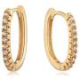 MYEARS Women Gold Huggie Hoop Earrings Bead Ball Spike Star Diamond CZ Sleeper Dangle Drop 14K Gold Filled Tiny Boho Beach Simple Delicate Handmade Hypoallergenic Jewelry Gift