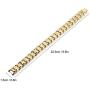 Magnetic Bracelet,Men Fashion Healthy Magnetic Therapy Bracelet,for Pain Relief,Arthritis and Carpal Tunnel Relief(Gold)