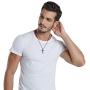 Reve Simple Stainless Steel Cross Pendant Chain Necklace for Men Women, 20-22 Inches Link Chain
