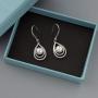 SWEETV Pearl Drop Wedding Bridal Earrings for Women,Bridesmaids,Brides