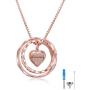 oGoodsunj S925 Sterling Silver Cremation Jewelry Urn Pendant Necklace Ashes Keepsake Necklaces for Women - You are Always in My Heart I Love You Forever