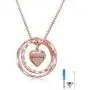 oGoodsunj S925 Sterling Silver Cremation Jewelry Urn Pendant Necklace Ashes Keepsake Necklaces for Women - You are Always in My Heart I Love You Forever