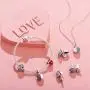 NINGAN “I Love You” Heart Pendant Love Charm 925 Sterling Silver Dangle Charms Compatible with Major European Bracelets & Necklaces NINGAN “I Love You” Heart Pendant Love Charm 925 Sterling Silver Dangle Charms Compatible with Major European Bracelets & Necklaces