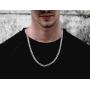 Savlano 925 Sterling Silver 6.5mm Italian Solid Curb Cuban Link Chain Necklace for Men & Women - Made in Italy Comes Gift Box (6.5mm)