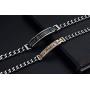 NEHZUS Couples Bracelets His and Hers Stainless Steel Personalized Bracelet Custom Engraving
