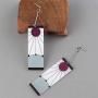 Demon Slayer Anime Earrings - Kimetsu No Yaiba Series Cosplay Acrylic Drop & Dangle Earrings - Ideal Gift for Girls Women for Boy Cosplay
