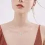 TRISHULA Moon and Sun Necklace for Women,Cat Moon S925 Sterling Silver Rainbow Moonstone Pendant Forever Love Sparkling Crescent Jewelry Gift for Women Girls,Teen