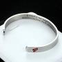 Kivosliviz A Heart is not Judged by How Much You Love Bracelet Keychain Cuff Bangle Merchandise Jewelry