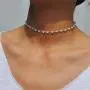Wremily 4-12 Pieces Beaded Choker Necklaces for Women Girls Boho Seed Bead Choker Set Hawaiian Handmade Turquoise Beach Beads Necklace Chain Jewelry