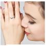 Sterling Silver Jewelry Faith Hope Love Beads Chevron Thumb Ring V Shape Ring (Size 6,7,8,9,10)
