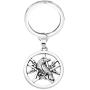 BEKECH Raven Crow Moon Pentacle Pendant Necklace Wiccan Crow Raven Pendant Pentacle Pentagram Wicca Charm Jewelry Necklace Gift