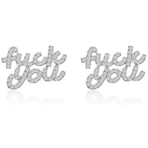 18K Gold Plated Hypoallergenic Stud Earrings Pave Cubic Zirconia Fashion Letter Initial Earrings Clear with Nice Gifts Box 18K Gold Plated Hypoallergenic Stud Earrings Pave Cubic Zirconia Fashion Letter Initial Earrings Clear with Nice Gifts Box