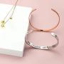 Melix Home You Fucking Got This Inspirational Bracelets for Women Stainless Steel Engraved Motivational Friend Encouragement Jewelry 