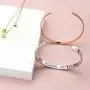 Melix Home You Fucking Got This Inspirational Bracelets for Women Stainless Steel Engraved Motivational Friend Encouragement Jewelry 
