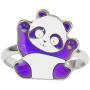 Fun Jewels Cute Panda Bear Color Change Animal Mood Ring Gift for Boys Girls Size Adjustable