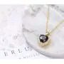 Titanic Heart of the Ocean Neckalce, AILUOR Silver Necklace Pendants Jewelry Mothers Day Gift