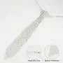 SP Sophia Collection Womens Fashion Shining Rhinestone Choker Tie Inspired Drop Necklace SP Sophia Collection Womens Fashion Shining Rhinestone Choker Tie Inspired Drop Necklace