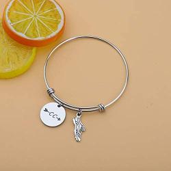 SEIRAA Cross Country Necklace Cross Country Team Gift Running Jewelry Marathon Gift Runner Gift Track Team Gift for Coach