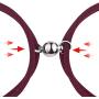 HICOSKY Magnetic Couple Bracelets Set Vows of Eternal Love Jewelry Gifts for Women Men Lover