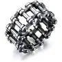 Biker Chain Rings, Chain Biker Ring for Men, Locomotive Chain Rings, Intertwine Rings Motorcycle Biker Bicycle Chain Ring, Hip Hop Punk Ring Jewelry Gift for Men Boys Biker Chain Rings, Chain Biker Ring for Men, Locomotive Chain Rings, Intertwine Rings Motorcycle Biker Bicycle Chain Ring, Hip Hop Punk Ring Jewelry Gift for Men Boys