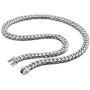 Dankadi Italy Design Solid 925 Sterling Silver Miami Cuban Link Chain Mens Necklace - Box Lock Cuban Link 10 MM 22-24-26 inches Jewelry Gift