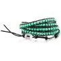 MOWOM Alloy Genuine Leather Bracelet Bangle Cuff Rope for Women Boys Kids Gemstone Beads Braided 1 Wraps & 2 Wraps Stone Adjustable Handmade Jewelry Gift MOWOM Alloy Genuine Leather Bracelet Bangle Cuff Rope for Women Boys Kids Gemstone Beads Braided 1 Wraps & 2 Wraps Stone Adjustable Handmade Jewelry Gift