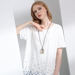 Coostuff Original Beautiful Statement Necklace Woman Choker Long Necklaces for Women Jewelry Black Rope Pendant