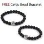 GUNGNEER Trinity Celtic Cross Knot Pendant Necklace Keel Chain Eternal Love Stainless Steel Irish Jewelry Men Women