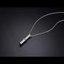 YinShan Cremation Jewelry 925 Sterling Silver Ashes Keepsake Cylinder Necklace Cylinder Pendant for Men