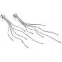 Kemstone Fashion Rose Gold/Silver Long Tassel Earrings for Women Kemstone Fashion Rose Gold/Silver Long Tassel Earrings for Women