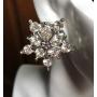 Snap Jewelry Rhinstone Christmas Snowflake 18-20mm Ginger Style Charms by My Prime Gifts