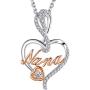 BFF&UNICORN Best Gifts for Women, S925 Sterling Silver Mom Necklace Birthday Mothers Day Jewelry Gifts for Mom Wife from Daughter Husband
