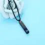BLESSILY Cremation Jewelry Urn Necklace for Ashes for Men Square Cube Stainless Steel Memorial Keepsake Pendant with Blue Birthstone BLESSILY Cremation Jewelry Urn Necklace for Ashes for Men Square Cube Stainless Steel Memorial Keepsake Pendant with Blue Birthstone