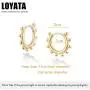 LOYATA Gold Huggie Hoop Earrings 14K Gold Filled Dainty Small Simple Hypoallergenic Jewelry Gift for Women LOYATA Gold Huggie Hoop Earrings 14K Gold Filled Dainty Small Simple Hypoallergenic Jewelry Gift for Women