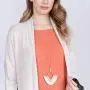 RIAH FASHION Bohemian Fringe Tassel Pendant Statement Necklace - Silky Strand Semi Circle Thread Leaf Marquise Fan Charm Long Chain RIAH FASHION Bohemian Fringe Tassel Pendant Statement Necklace - Silky Strand Semi Circle Thread Leaf Marquise Fan Charm Long Chain