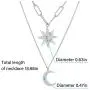 KLKE Layered Gold Necklaces for Women Jewelry Dainty Moon and Star Pendant Choker Necklaces for Womens Day Gifts KLKE Layered Gold Necklaces for Women Jewelry Dainty Moon and Star Pendant Choker Necklaces for Womens Day Gifts