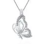 LGSY Sterling Silver Butterfly CZ Pearl Cage Pendants for Women, Essential Oil Diffuser Lockets for Pearl Jewelry LGSY Sterling Silver Butterfly CZ Pearl Cage Pendants for Women, Essential Oil Diffuser Lockets for Pearl Jewelry