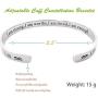 RENYILIN Creative Cuff Bracelet, Zodiac Bracelet, Inspirational Stainless Steel Bracelet for Men and Women