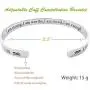 RENYILIN Creative Cuff Bracelet, Zodiac Bracelet, Inspirational Stainless Steel Bracelet for Men and Women